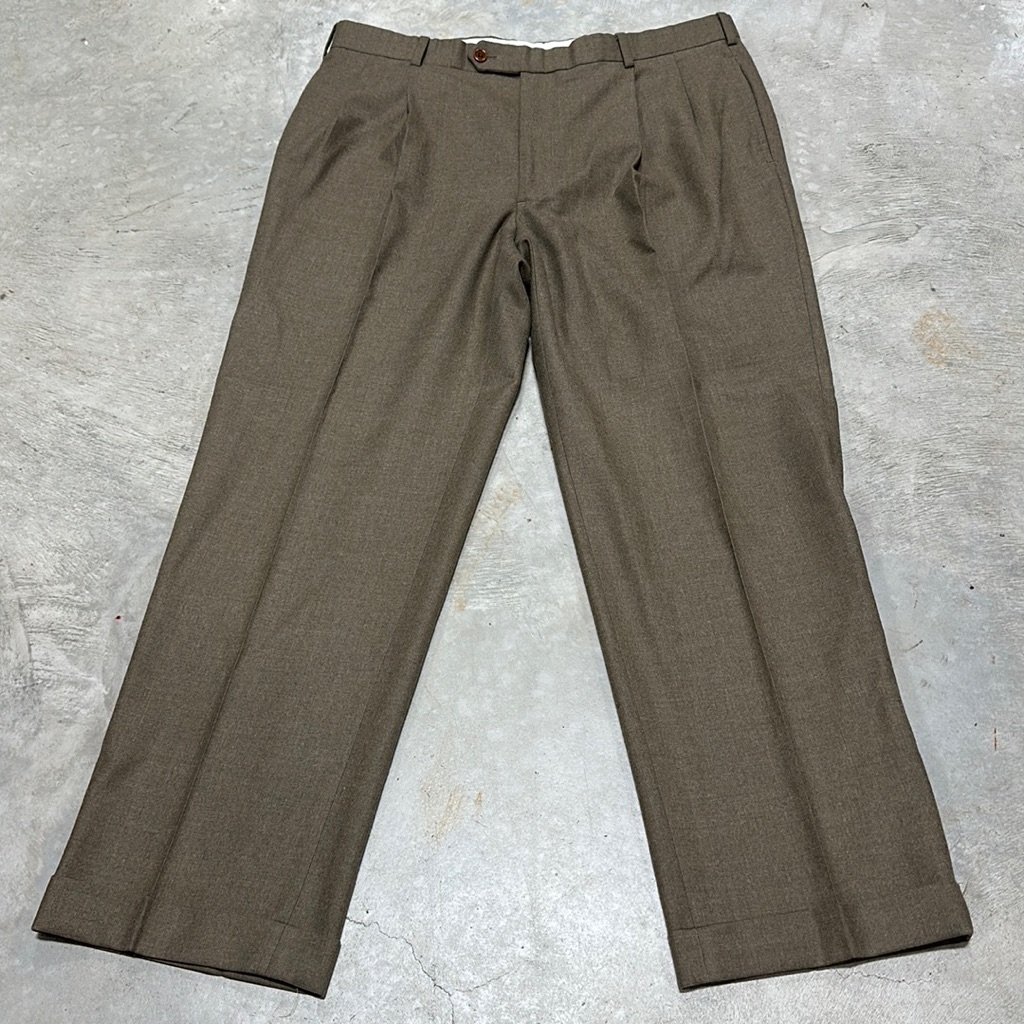 346Brooks Brothers Brand Briwn Slack Pants  Size 38x30  C84